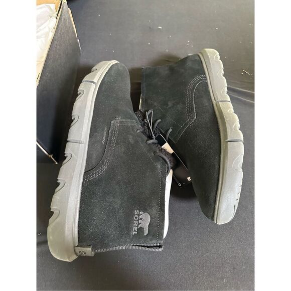 Sorel Explorer Next Drift Waterproof Black Sea Salt Boots 11 - Picture 3 of 6